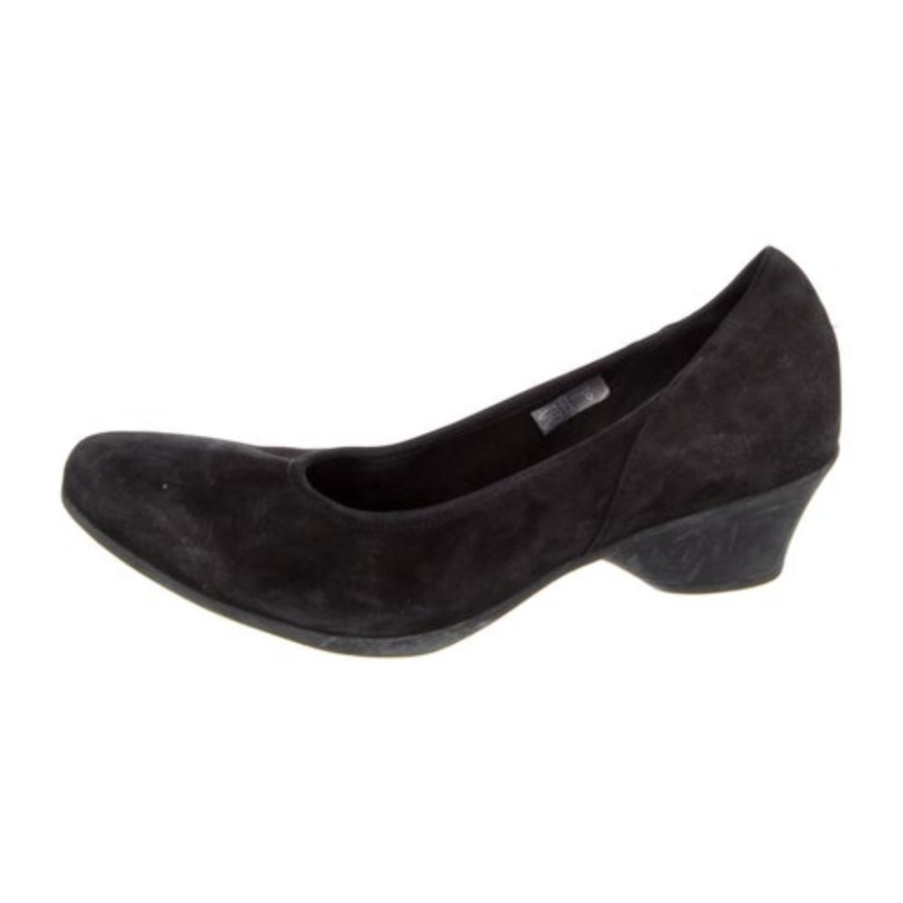 Arche Flava Black Nubuck Comfy France Suede Slip Ons Pumps Shoes‎